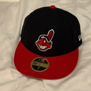 Cleveland Indians New Era 59Fifty Fitted Hat Sz 7